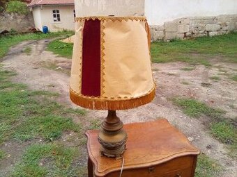 Secesní mosazná lampa