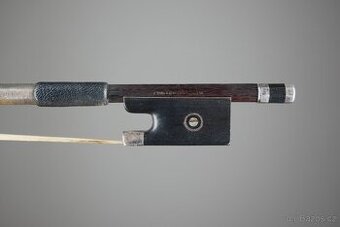 Houslový smyčec August E. Prager + certifikát a ohodnocení