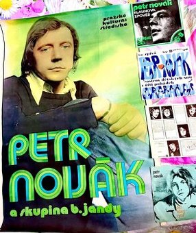 Petr Novák - plakát a gramodesky