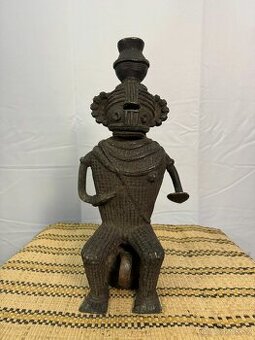 Africká rituální bronz soška (603049)