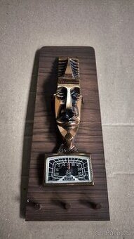 Starožitný bronzový teploměr - 1