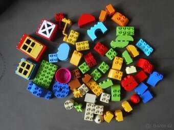 Lego duplo pestre kostky mix a okna