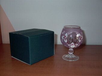 Skleněná narozeninová sklenička 55 let