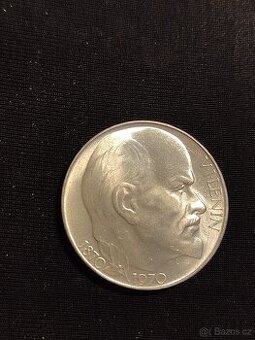 AG mince, V. I. Lenin 50 Kčs 1970.
