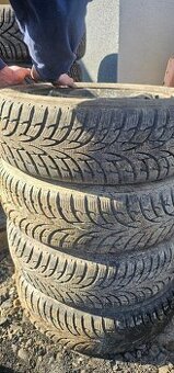 Zimni sada pneu s disky 5x100 Škoda Fabia I II vw polo