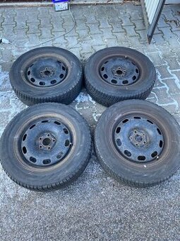 4 Plechove disky r15 5x100 6Jx15H2 ET 38 skoda vw seat