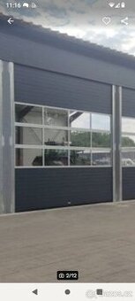 Sekční průmyslová vrata hormann antracit