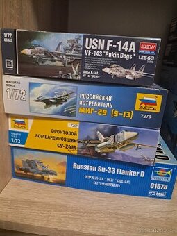 Prodám plastikové modely 1/72