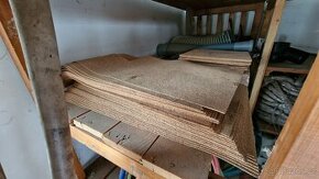 Korek obkladový material