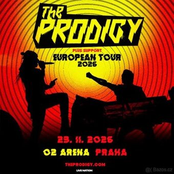 Prodám 2x vstupenka The Prodigy – O2 arena Praha, 23. 11.