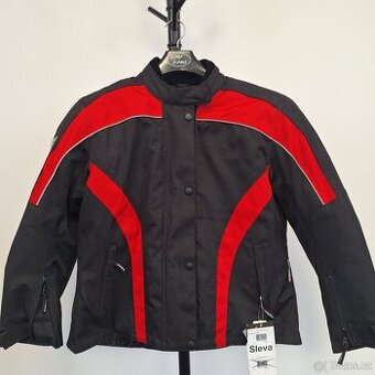 Bunda dámská textil Spark Lady speed red XXL
