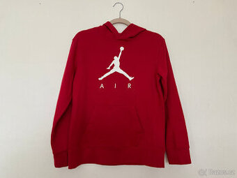 Chlapecká / juniorská mikina Air Jordan, bílé logo, vel. XL.