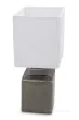 CUBE stolní lampa 42 cm, šedá