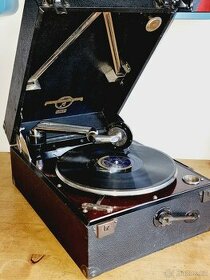 Starožitný gramofon Columbia Grafonola, No112A, 1928, Anglie