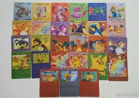 Pokémon karty barevné 27 ks NOVÉ