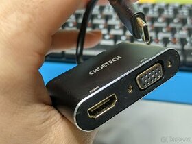 Choetech Hub-M17 USB-C to HDMI VGA Adapter