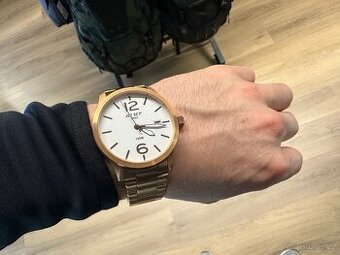 Stylové unisex hodinky JET SET Milan Rose Gold J6280R-162