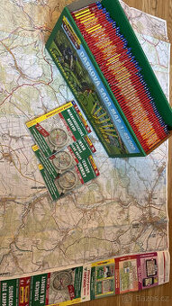 72 ks nových map ČR 1:40 000; v dárkové krabici, SLEVA, mapy