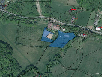 Prodej zemědělských pozemků v blízkosti zástavby, 4 393 m2 v - 1