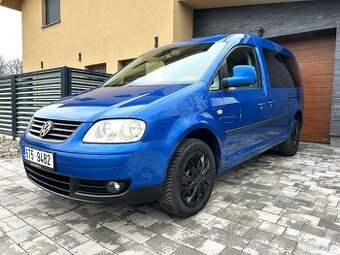 VW CADDY MAXI 1.9TDi 4x4, 2Majitel,ČR,Serviska,7míst,tažné