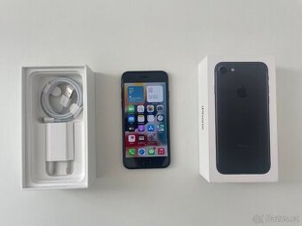 iPhone 7 128GB Black - Záruka - Faktura - jako nový