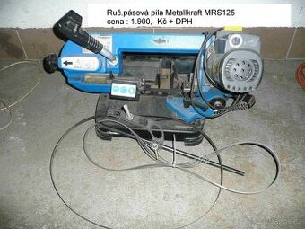 Ruční pásová pila na kov METALLKRAFT MRS125