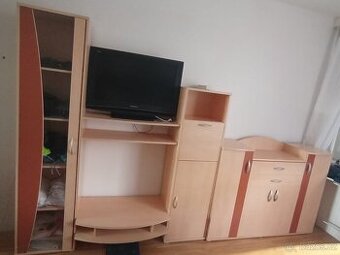 Obývací stěna + TV