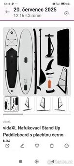 Paddelboard s plachtou - 1