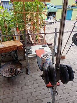 Bench lavice multifunkční + tyc a zavazi