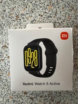Chytré hodinky Xiaomi Redmi Watch 5 Active - černé