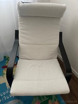 IKEA Křeslo a podnožka POANG