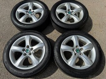Alu 15" 5x100 škoda ANTARES , letní 75%, Fabia TOP
