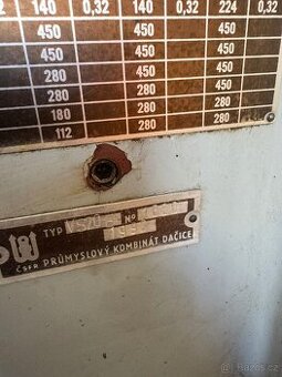 Sloupová vrtačka VS 20B  rok 1992 Top stav