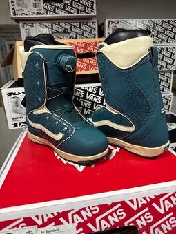 Snowboardové boty Vans, barva emerald/floral, vel 38, boa