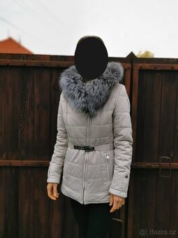 Luxusní bunda KARA s liškou,vel.S
