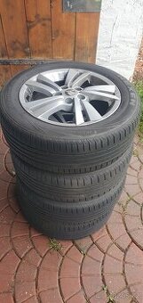 Škoda fabia 3 alu disky 15 letní pneu 185/60/15 - 1