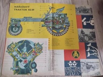 Traktor RS 09 nářaďový, ne Zetor, splašená traverza Merkur