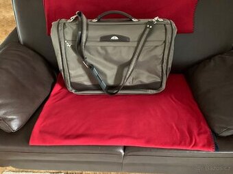 Cestovní taška, značky Samsonite, Barva tmavě hnědá a khaki