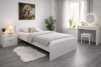 Postel jednolůžko včetně matrace Nová