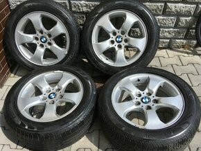Prodám OBUTÁ LETNÍ ALU LITÁ KOLA ORIGINÁL BMW3.8J17 EH2