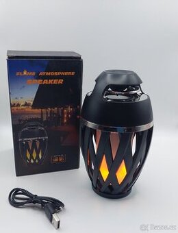 Bluetooth Reproduktor v plamenném designu s LED (nepoužité)