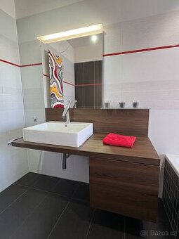 Koupelnový set DURAVIT - umyvadlo, deska, skříňka, zrcadlo