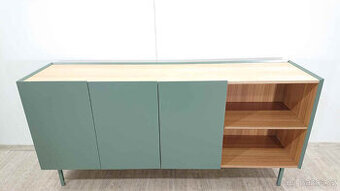 Zelená komoda Arista šířka 165 cm Teulat