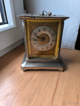 Starožitné hodiny na klíček Junghans,staré hodiny