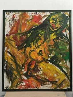 obraz KATEŘINKA, AKT, olej, sign Ant. Kroča 2010