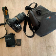 Nikon D3100 + Nikkor 18-55 + náhradní baterie + brašna