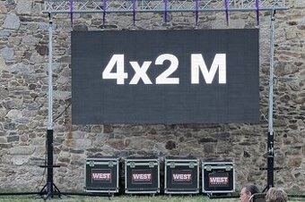 Velkoplošná LED videostěna 4x2m