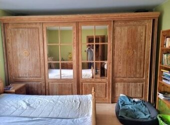 Rustikální ložnicová sestava z masivu,6452