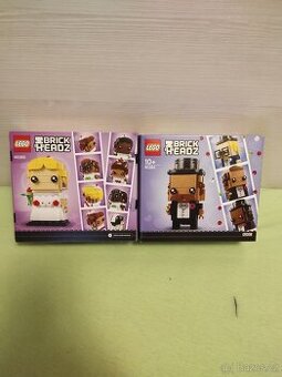 lego BrickHeadz 40383 a 40384 - ženich a nevěsta