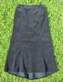Černá dlouhá manšetrová sukně Hammer vel 40